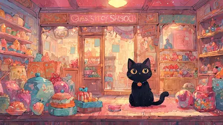 Czarny Kot i Magiczny Sklep 