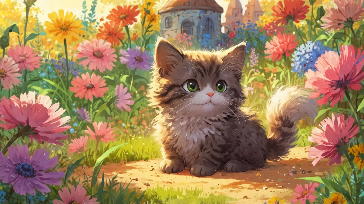 Kotek Kitka i Złoty Kwiatuszek 