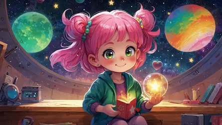 Opowieść o wróżce Hani w kosmicznej podróży