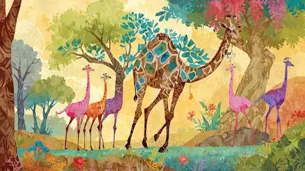 Bajka o Lunce i Piaskowym Zegarze Sawanny