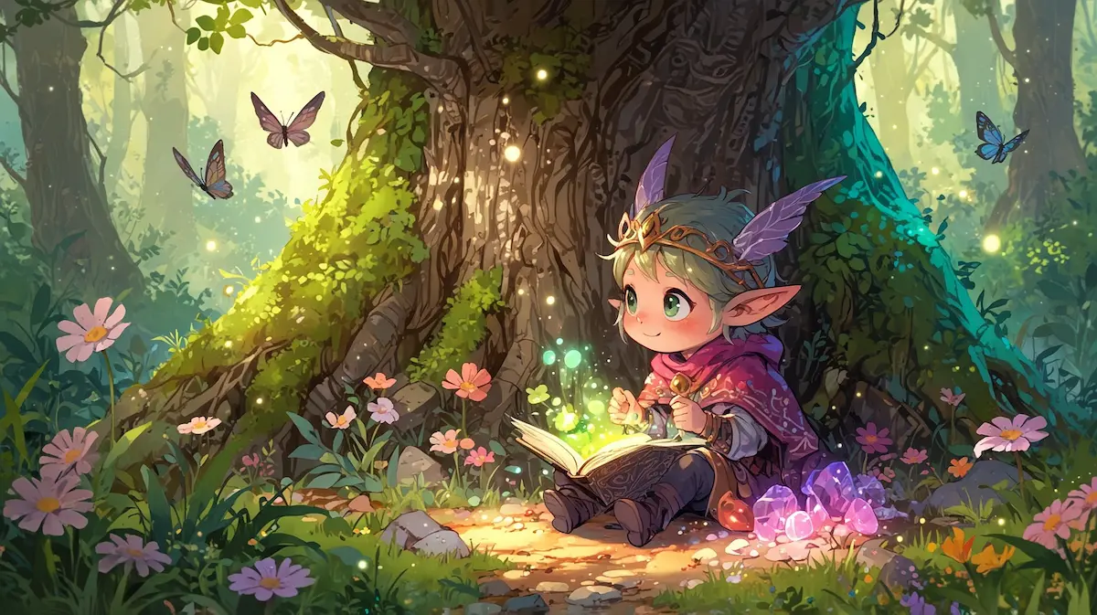 Tajemnicza historia elfika i magicznych kamyczków