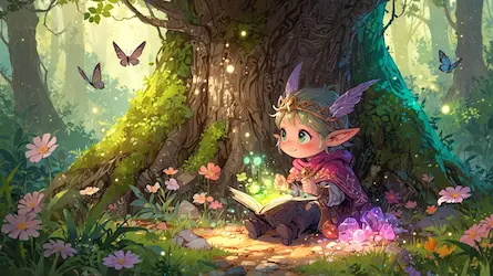 Tajemnicza historia elfika i magicznych kamyczków